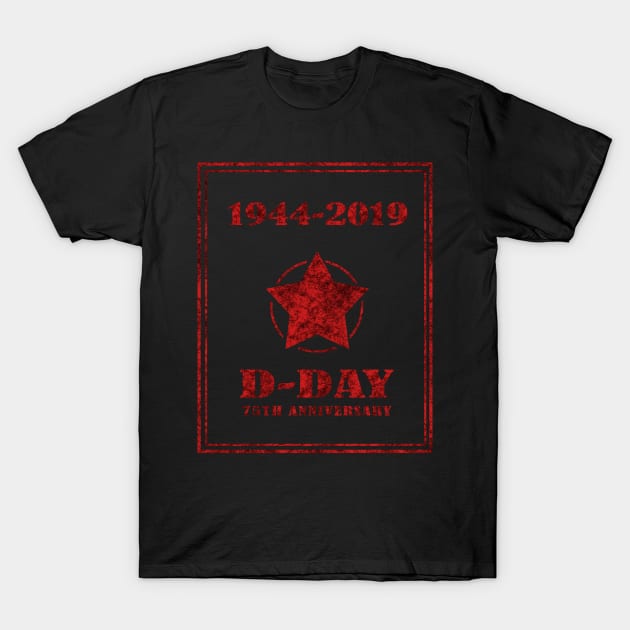 D-Day 75th Anniversary T-Shirt by valentinahramov